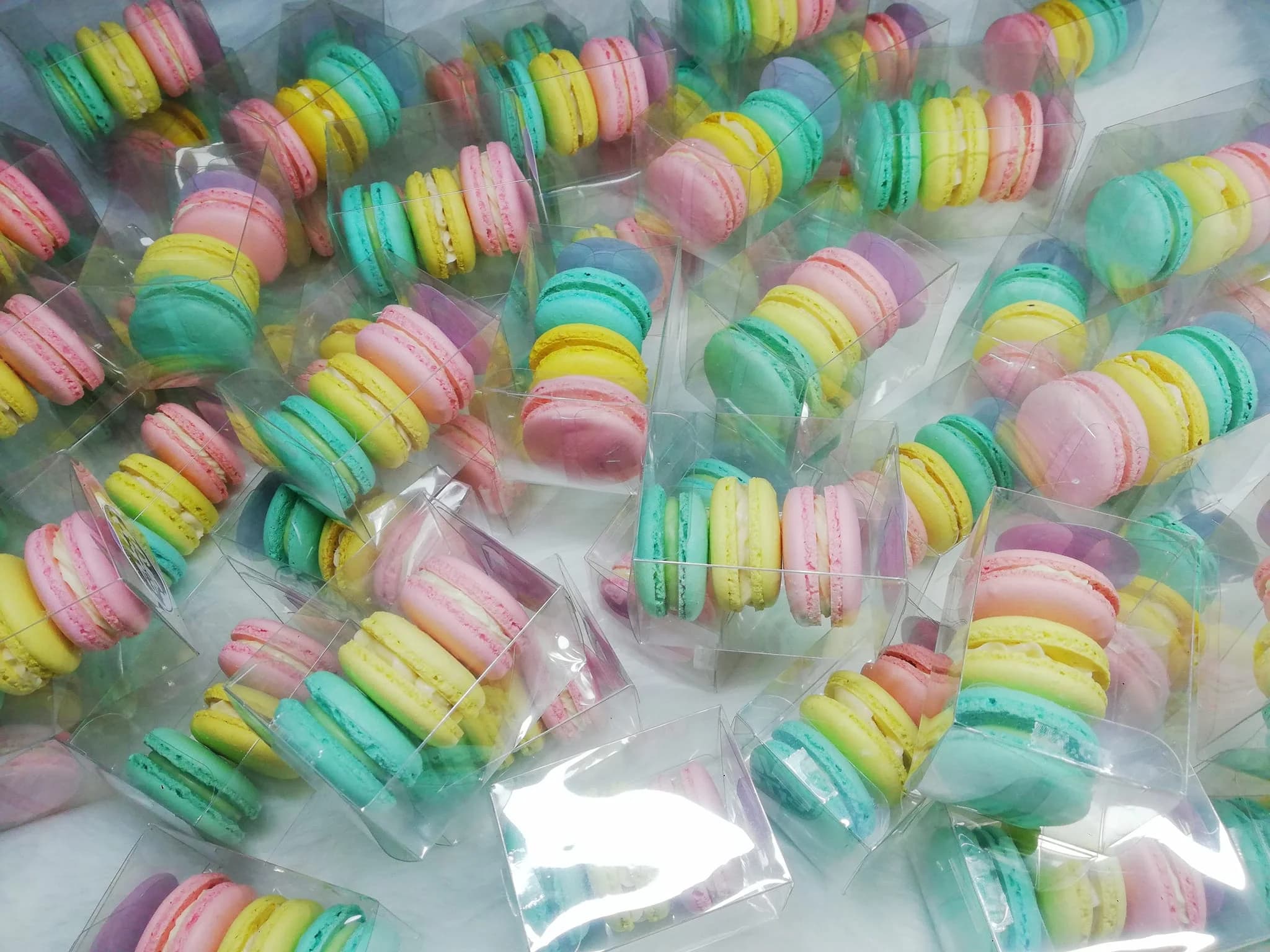 Pastel-Themed Macaron Gift Box by Love Bites Cake Hub